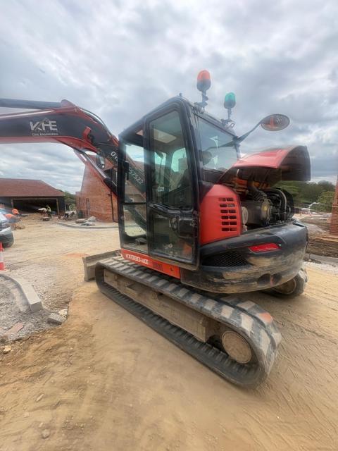 Kubota KX080-4 – repair on site