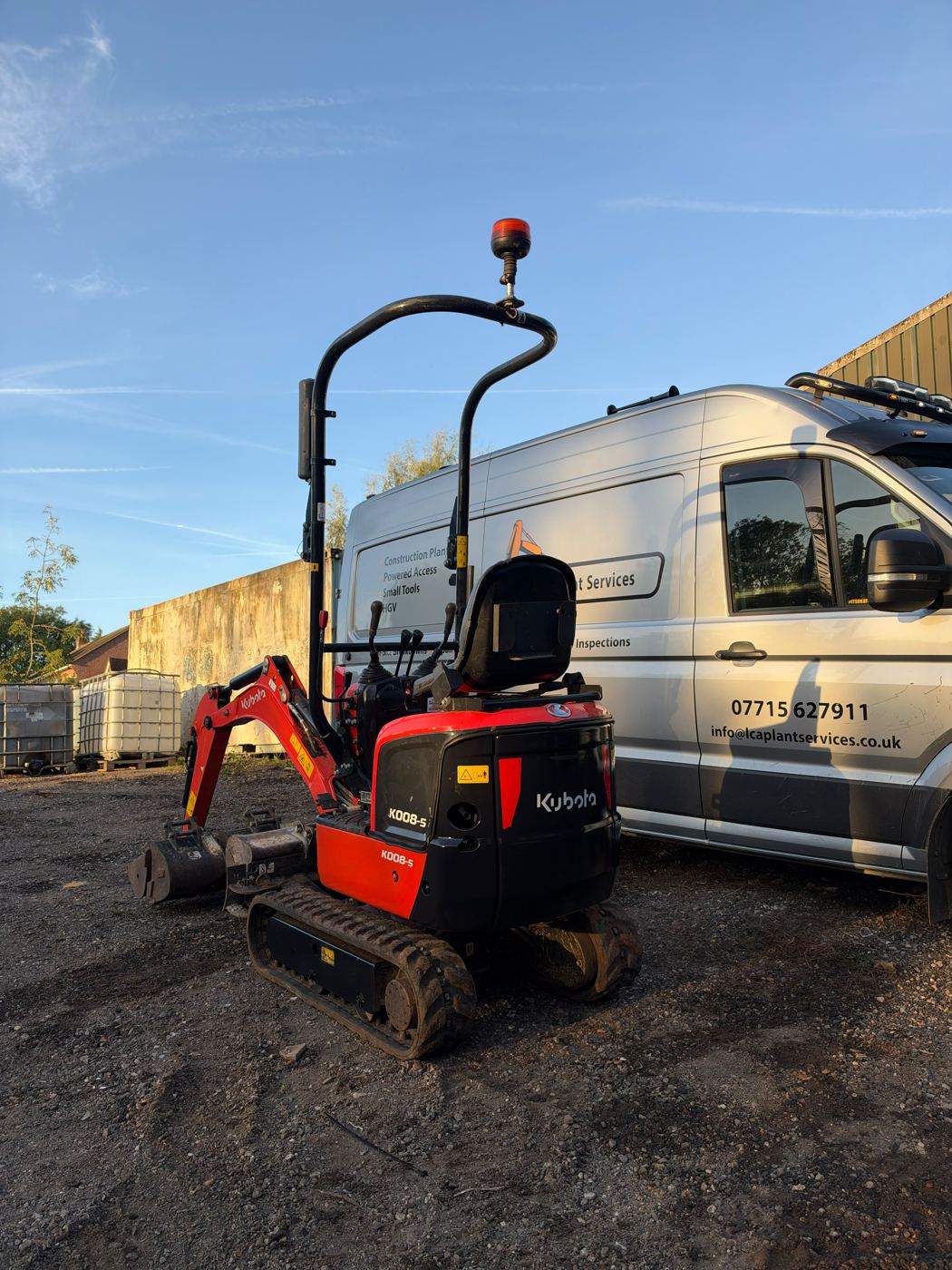 2023 Kubota K008-5 micro digger for sale