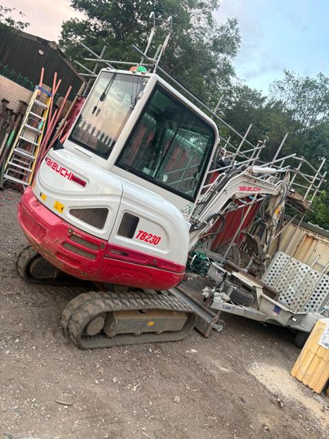 Takeuchi TB230 mini excavator